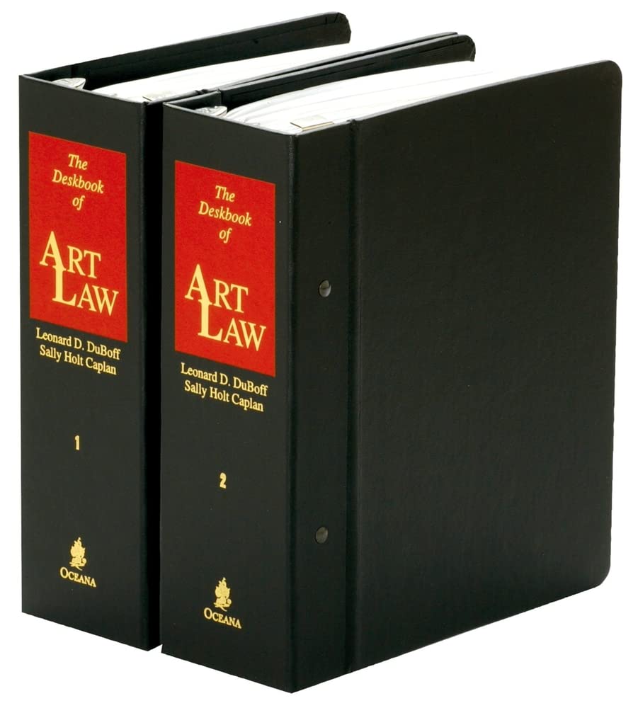 Deskbook of Art Law: Twovolume Set,Used