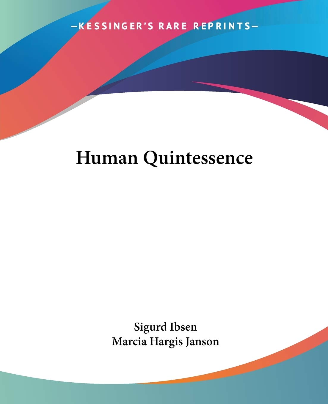 Human Quintessence,Used