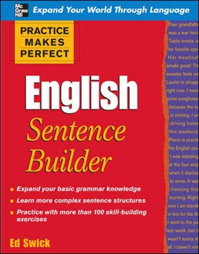 English Sentence Builder (Practice Makes Perfect),Used