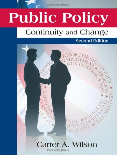 Public Policy: Continuity and Change,New