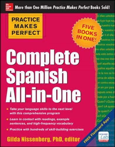 Complete Spanish Allinone (Practice Makes Perfect) (English And Spanish Edition),Used