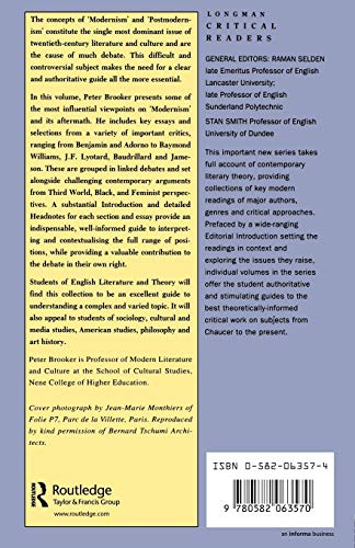 Modernism/Postmodernism (Longman Critical Readers),Used