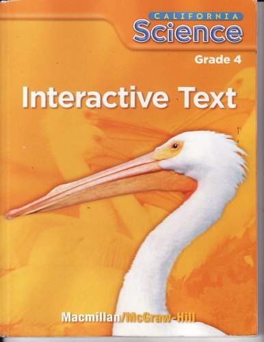 California Science Grade 4 Interactive Text,Used