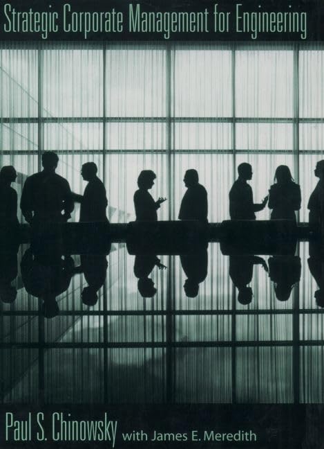 Strategic Corporate Management for Engineering,Used
