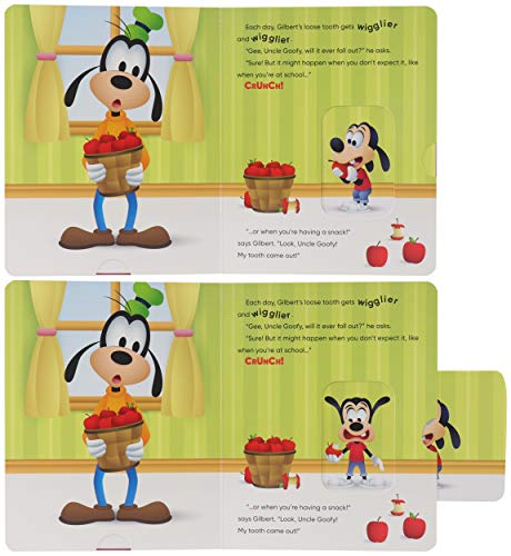 Disney Growing Up Stories with Goofy  First Loose Tooth!  Peekaboo PullTabs Included!  PI Kids,Used