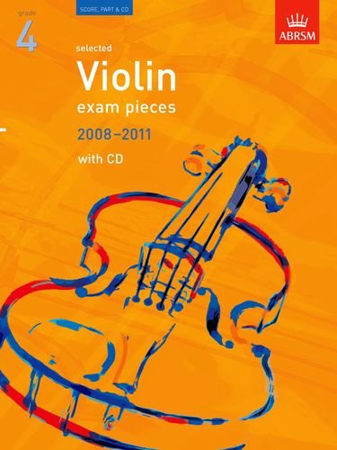 Grade 4 Selected Violin Exam Pieces 20082011,Used