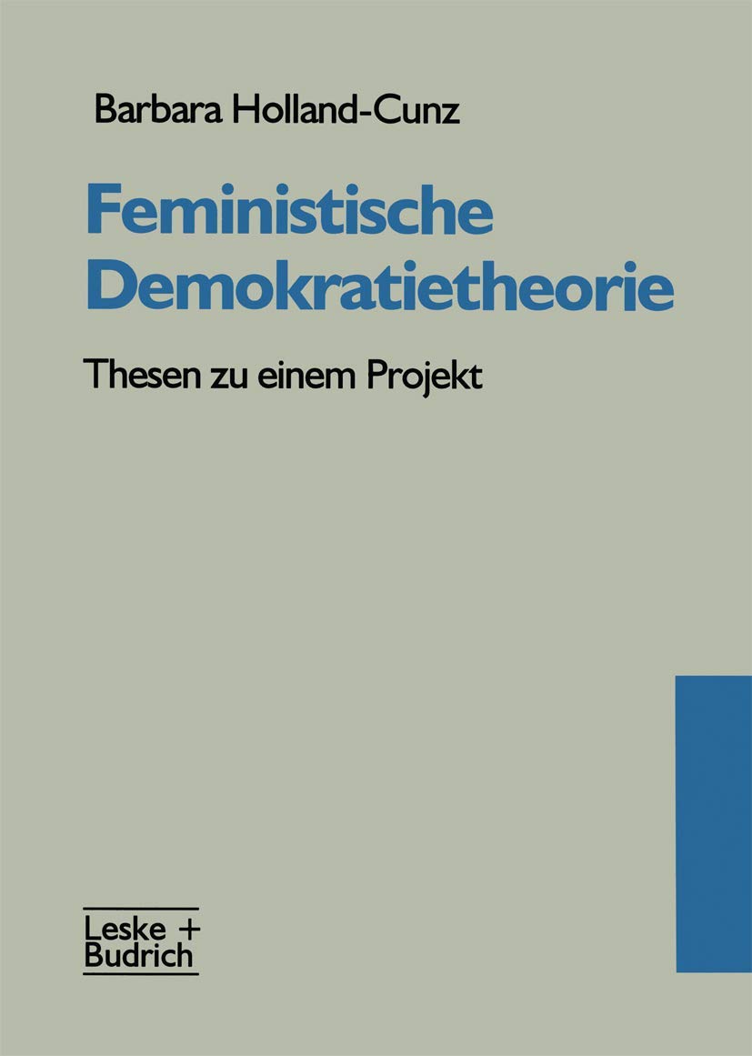Feministische Demokratietheorie: Thesen zu einem Projekt (Beitrge zur Politik und Zeitgeschichte) (German Edition),Used