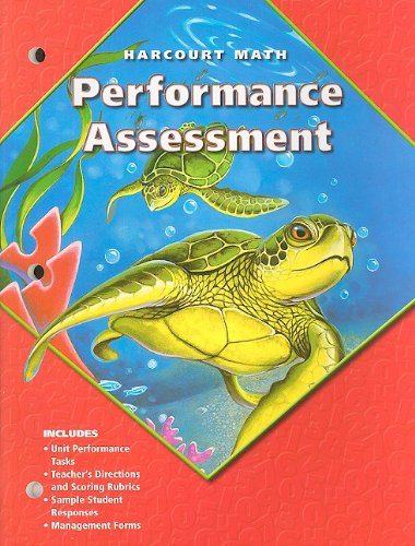 California Harcourt Math Performance Assessment: Grade 4,Used
