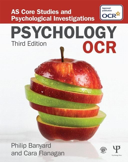 Ocr Psychology: As Core Studies And Psychological Investigations,Used