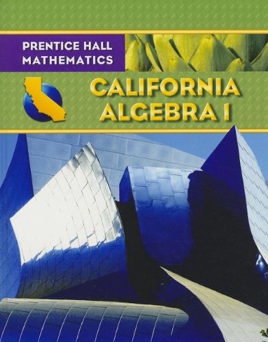 Algebra 1 California Edition,New
