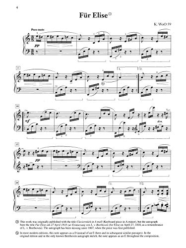 Beethoven: Fr Elise (Alfred Masterwork),Used