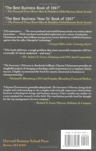 The Innovator's Dilemma: When New Technologies Cause Great Firms to Fail,Used