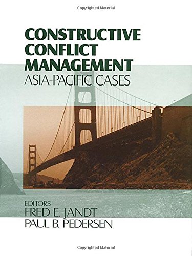 Constructive Conflict Management: Asiapacific Cases,Used