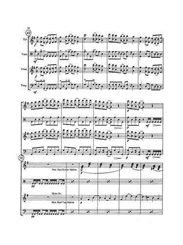 Triptych: For Percussion Quartet (Percussion Ensemble Series),Used