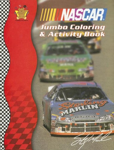 Nascar Photo Jumbo Coloring & Activity Book,Used