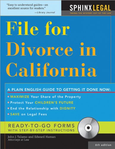 How to File for Divorce in California (Legal Survival Guides),Used