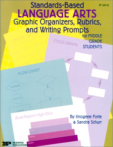 Standardsbased Language Arts: Graphic Organizers, Rubrics, And Writing Prompts For Middle Grade Students (Standardsbased Graph,New