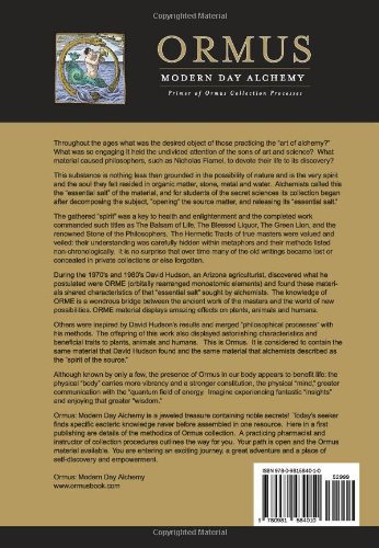 Ormus Modern Day Alchemy Primer - Reference Edition by Dreamgate Press - Essential Guide to Ormus Collection Processes