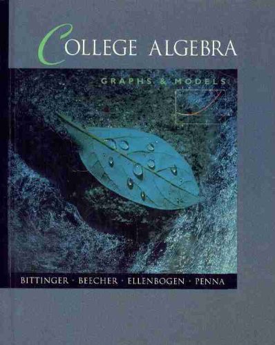 College Algebra with Graphing Calulator,Used