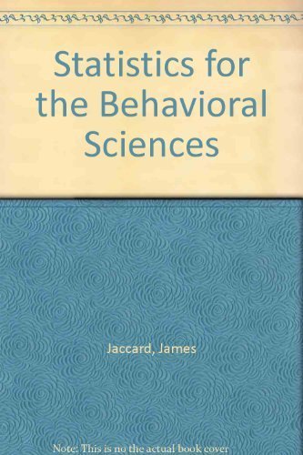 Statistics For The Behavioral Sciences: Study Guide,Used