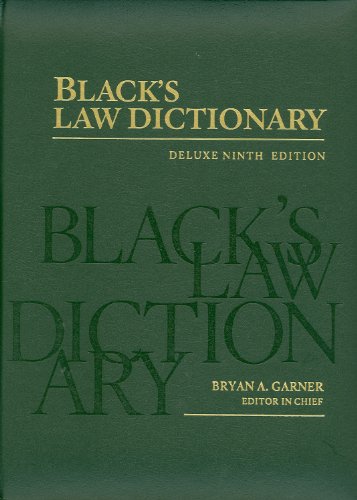 Black'S Law Dictionary,New