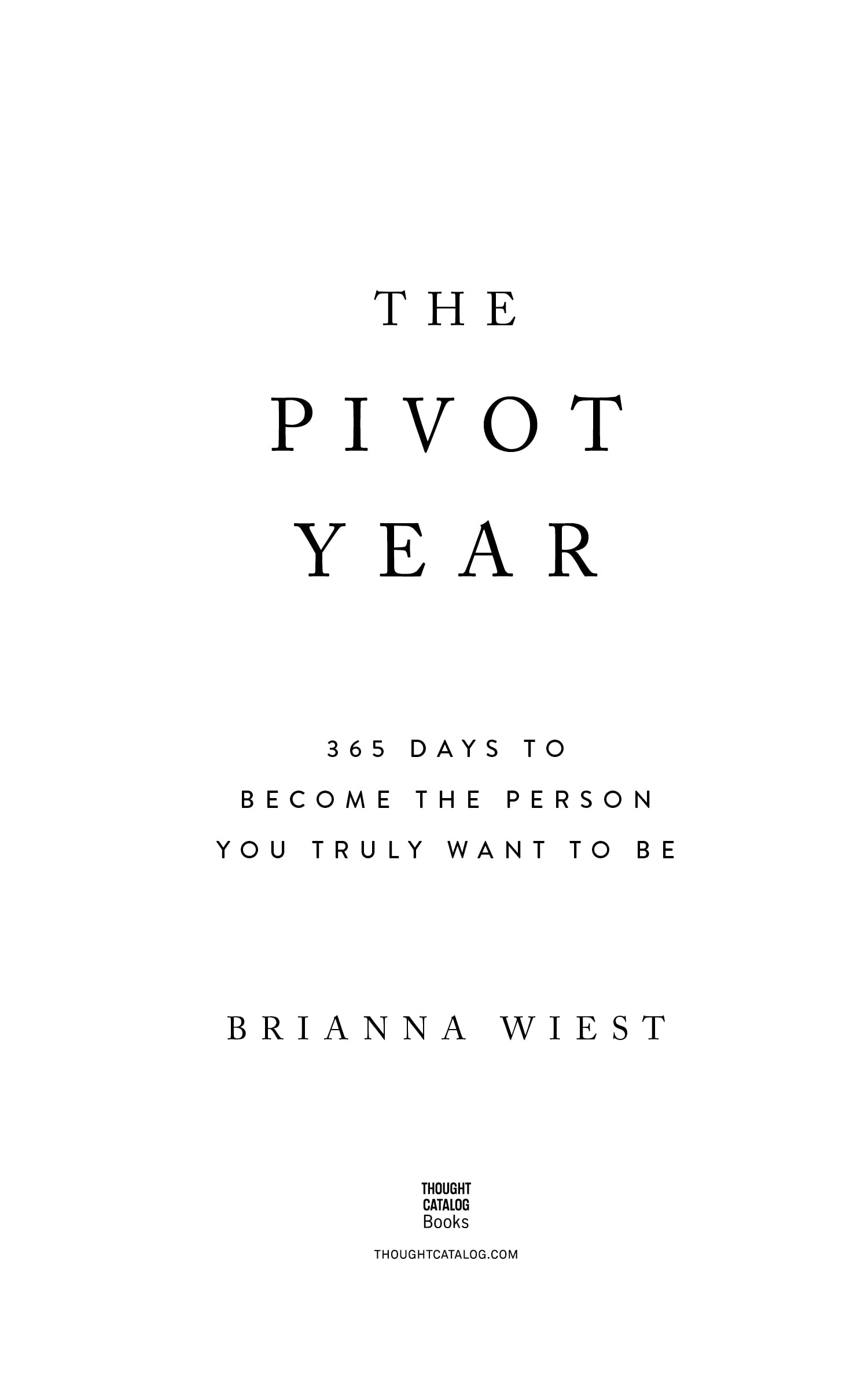 The Pivot Year,Used