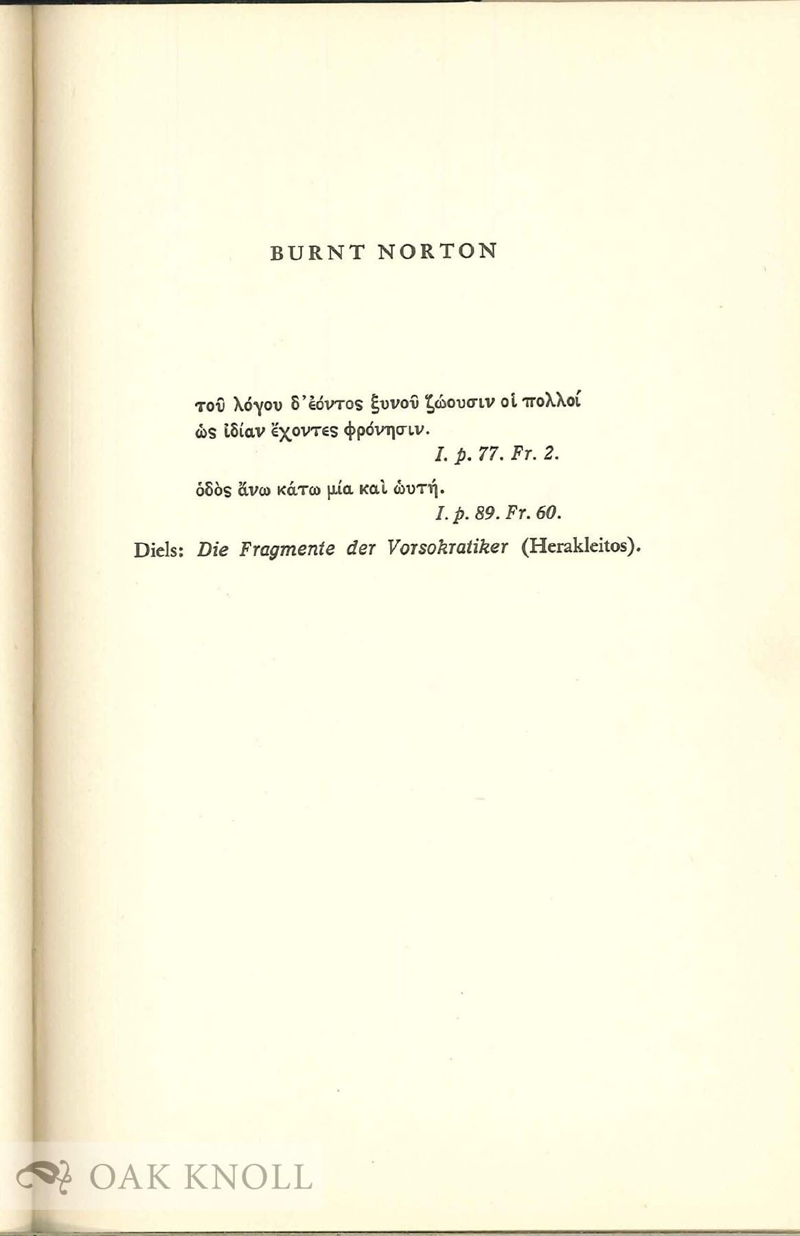 Four Quartets,Used