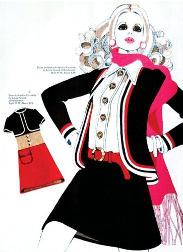 100 Years of Fashion Illustration,New