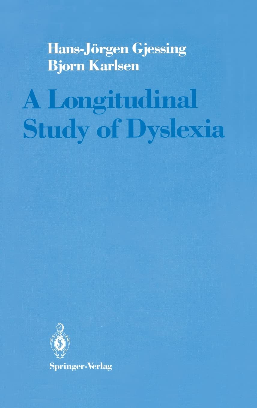 A Longitudinal Study of Dyslexia: Bergen's Multivariate Study of Children's Learning Disabilities,Used