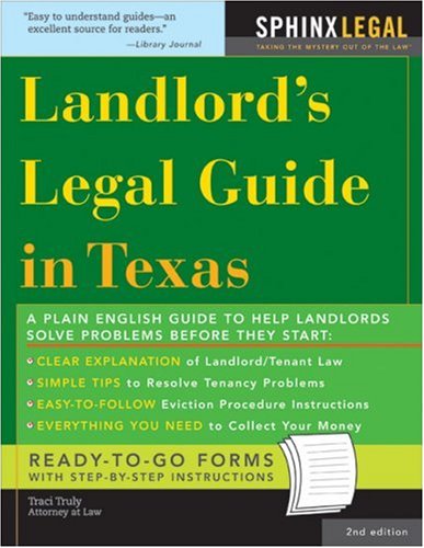 Landlord's Legal Guide in Texas (Legal Survival Guides),Used