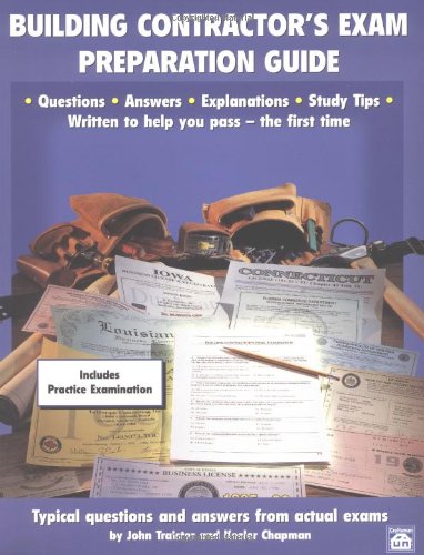 Building Contractor's Exam Preparation Guide,Used