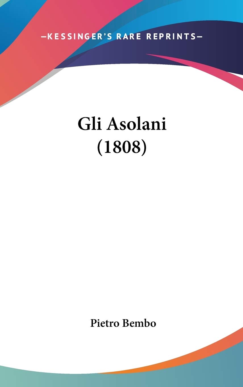 Gli Asolani (1808),Used