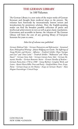 Eighteenth Century German Prose (German Library),Used