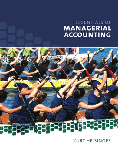 Essentials Of Managerial Accounting,New