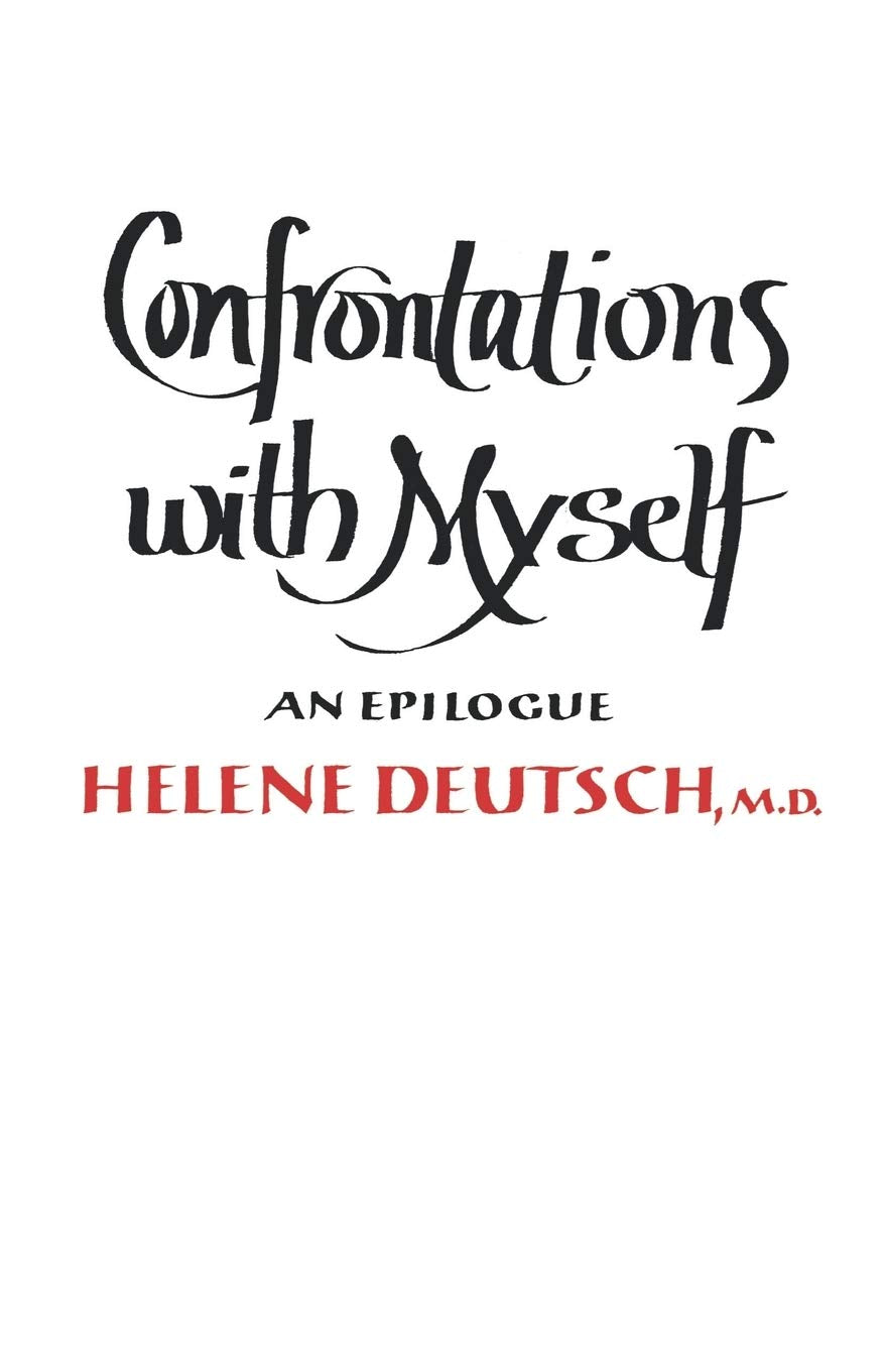 Confrontations with Myself: An Epilogue,Used
