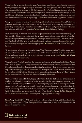 Counseling and Psychotherapy: A Christian Perspective,New