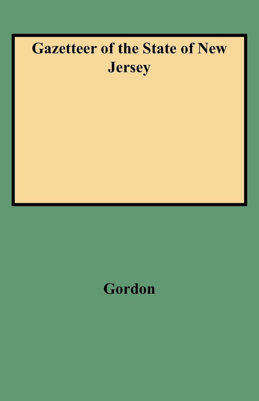 Gazetteer of the State of New Jersey,Used