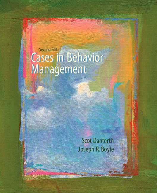 Cases in Behavior Management (2nd Edition),Used