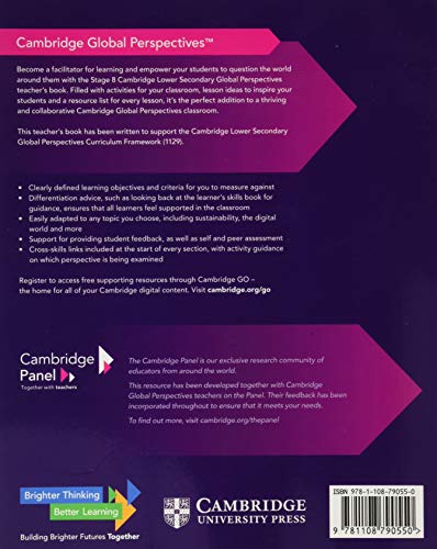 Cambridge Lower Secondary Global Perspectives Stage 8 Teacher's Book,Used