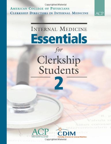 Internal Medicine Essentials for Clerkship Students 2,Used