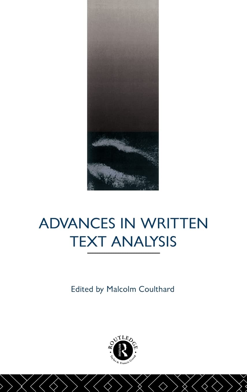 Advances in Written Text Analysis,Used