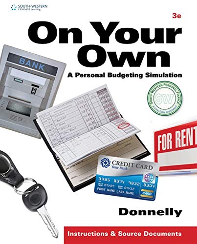 On Your Own: A Personal Budgeting Simulation (Deca),New