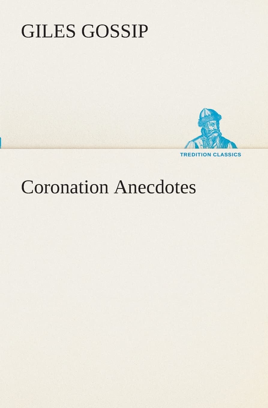 Coronation Anecdotes,Used