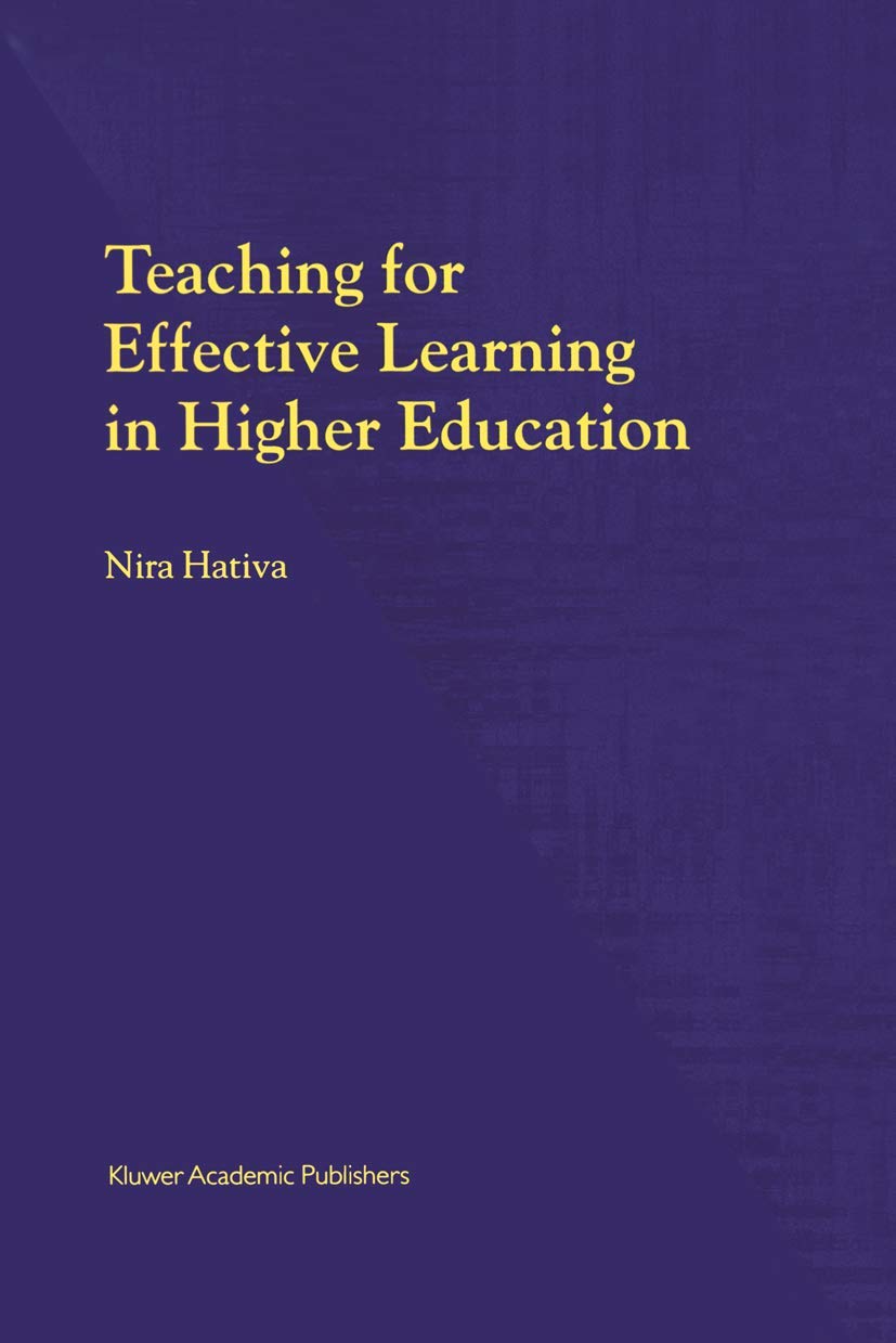 Teaching for Effective Learning in Higher Education,Used