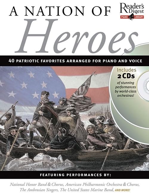 A Nation Of Heroes: Reader'S Digest Piano Library Book/2Cd Pack,New