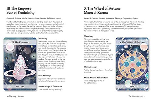 The Moon & Stars Tarot: Includes a full deck of 78 specially commissioned tarot cards and a 64page illustrated book,Used