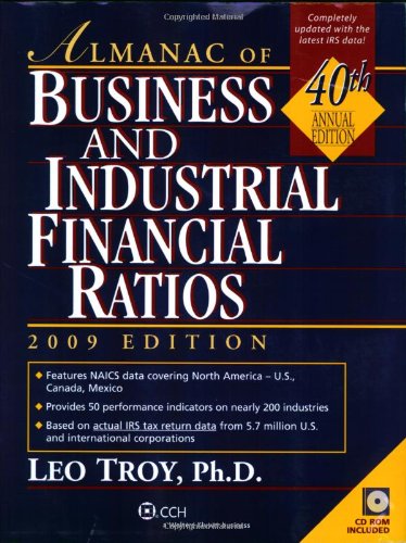 Almanac of Business and Industrial Financial Ratios 2009 (Almanac of Business & Industrial Financial Ratios),Used