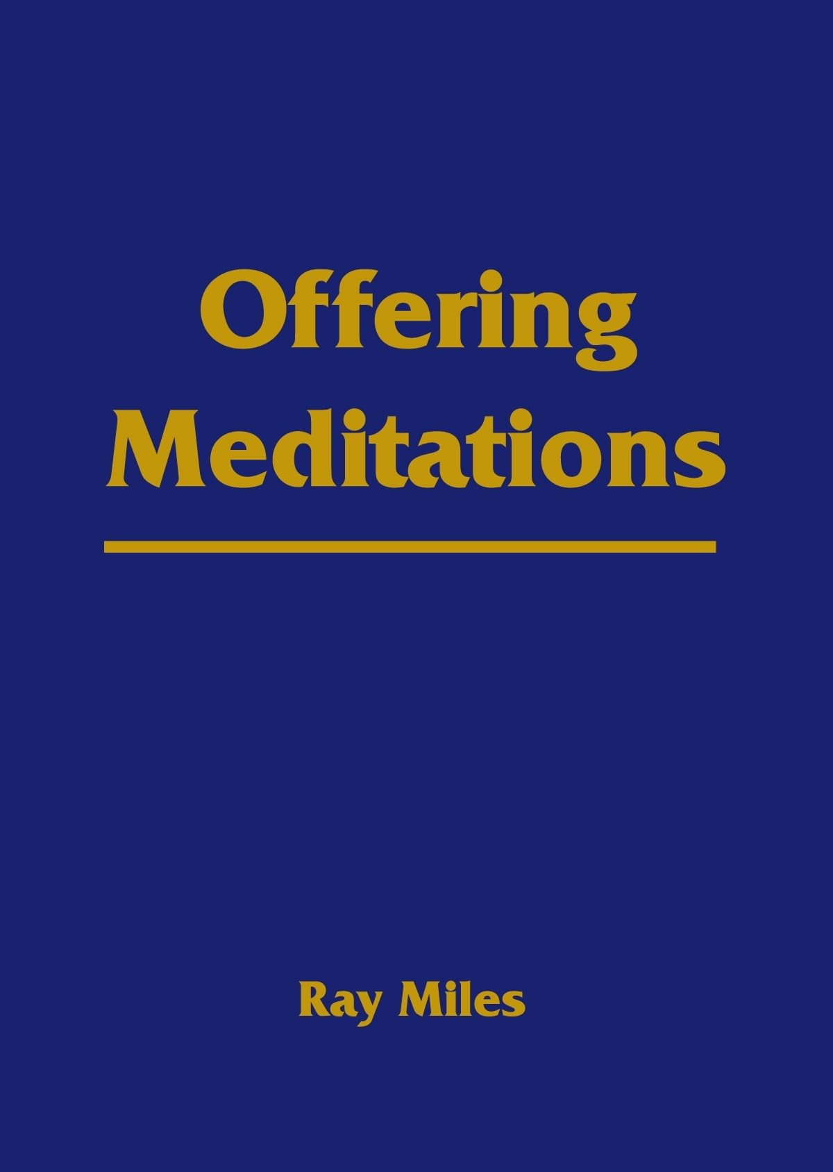 Offering Meditations,Used