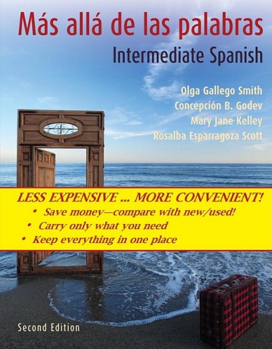 Mas alla de las palabras with accompanying Audio CD (Spanish Edition),Used