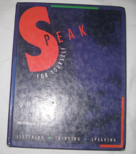 Speak for yourself: Listening, thinking, speaking,Used